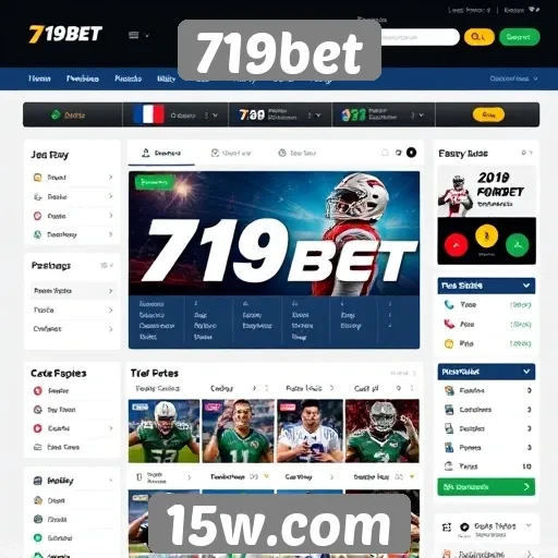 Interface e usabilidade do site 719bet